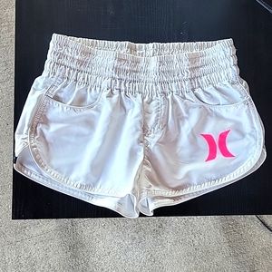 Hurley white shorts size 5 women